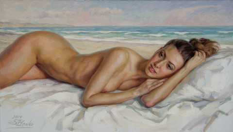 The Girl On The Beach