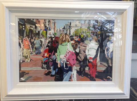 A Busy Day On Grafton Street